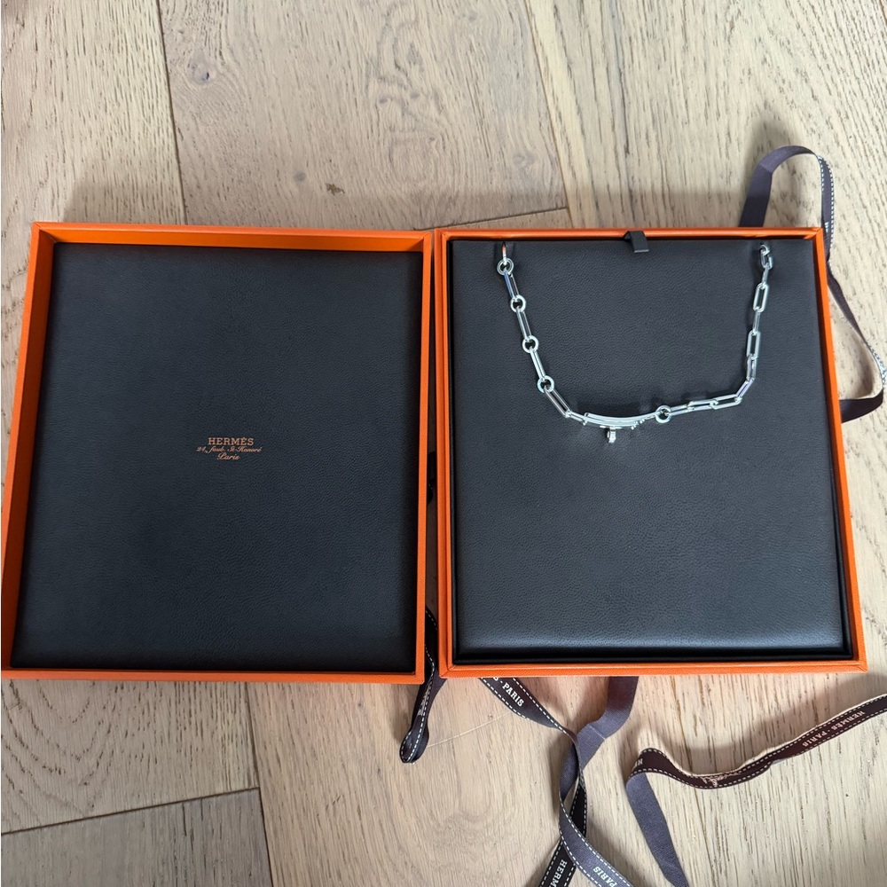 Hermes Kelly Chaine Bracelet double choker
